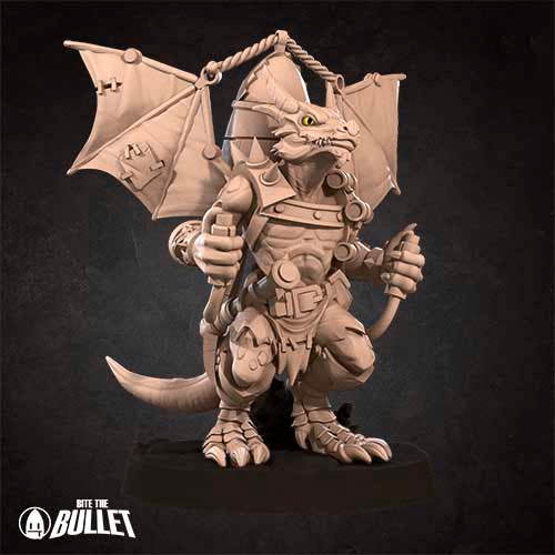 Kobold Artificer | Bite the Bullet | Kobolds D&D | RESIN | Fantasy | DnD | RPG | Tabletop | Gaming Miniatures | Character Model