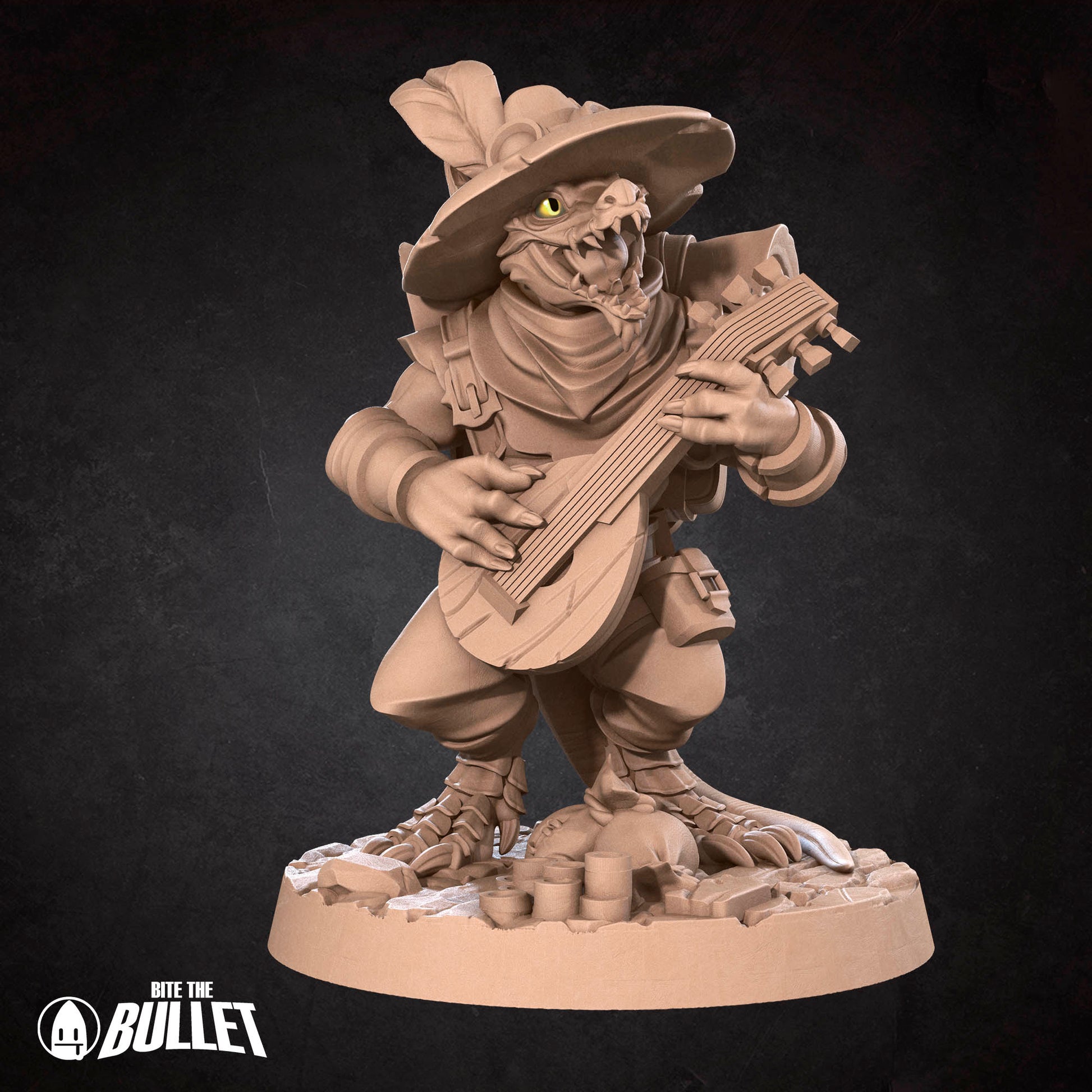 Kobold Bard | Bite the Bullet | Kobolds D&D | RESIN | Fantasy | DnD | RPG | Tabletop | Gaming Miniatures | Character Model