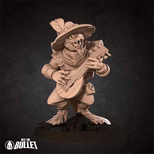 Kobold Bard | Bite the Bullet | Kobolds D&D | RESIN | Fantasy | DnD | RPG | Tabletop | Gaming Miniatures | Character Model