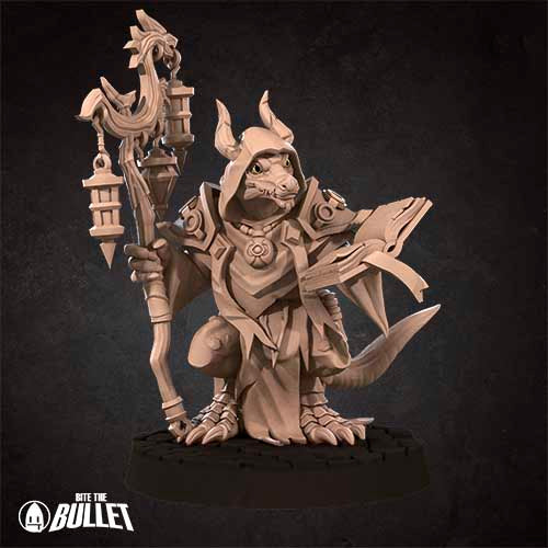 Kobold Cleric | Bite the Bullet | Kobolds D&D | RESIN | Fantasy | DnD | RPG | Tabletop | Gaming Miniatures | Character Model