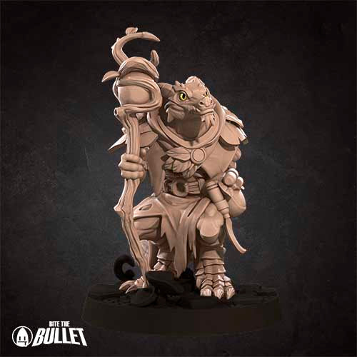 Kobold Druid | Bite the Bullet | Kobolds D&D | RESIN | Fantasy | DnD | RPG | Tabletop | Gaming Miniatures | Character Model