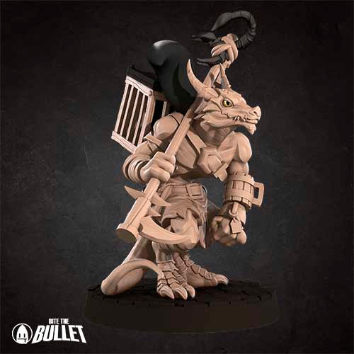 Kobold Inventor | Bite the Bullet | Kobolds D&D | RESIN | Fantasy | DnD | RPG | Tabletop | Gaming Miniatures | Character Model