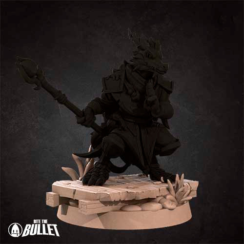 Kobold Monk | Bite the Bullet | Kobolds D&D | RESIN | Fantasy | DnD | RPG | Tabletop | Gaming Miniatures | Character Model