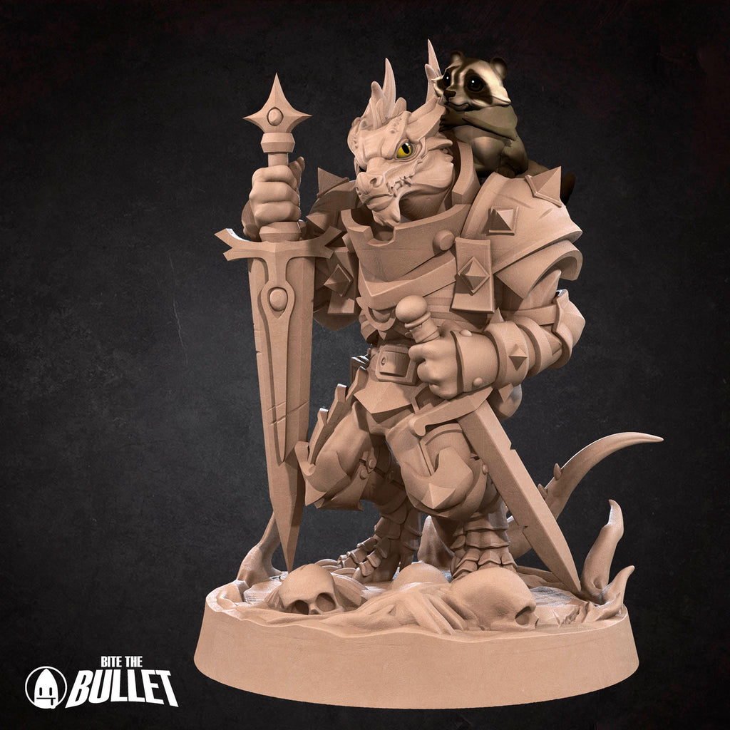Kobold Paladin | Bite the Bullet | Kobolds D&D | RESIN | Fantasy | DnD | RPG | Tabletop | Gaming Miniatures | Character Model