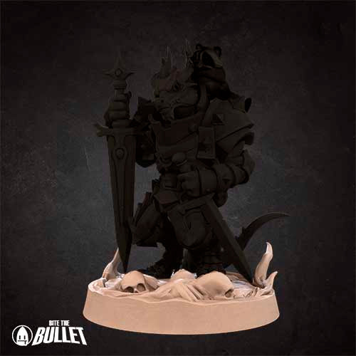 Kobold Paladin | Bite the Bullet | Kobolds D&D | RESIN | Fantasy | DnD | RPG | Tabletop | Gaming Miniatures | Character Model