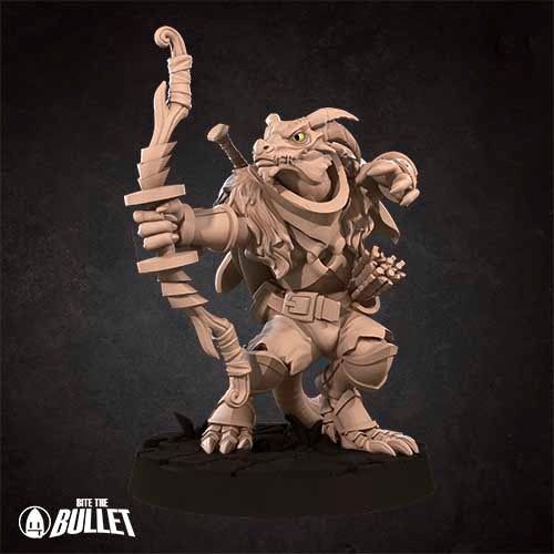 Kobold Ranger | Bite the Bullet | Kobolds D&D | RESIN | Fantasy | DnD | RPG | Tabletop | Gaming Miniatures | Character Model