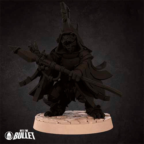 Kobold Wizard | Bite the Bullet | Kobolds D&D | RESIN | Fantasy | DnD | RPG | Tabletop | Gaming Miniatures | Character Model