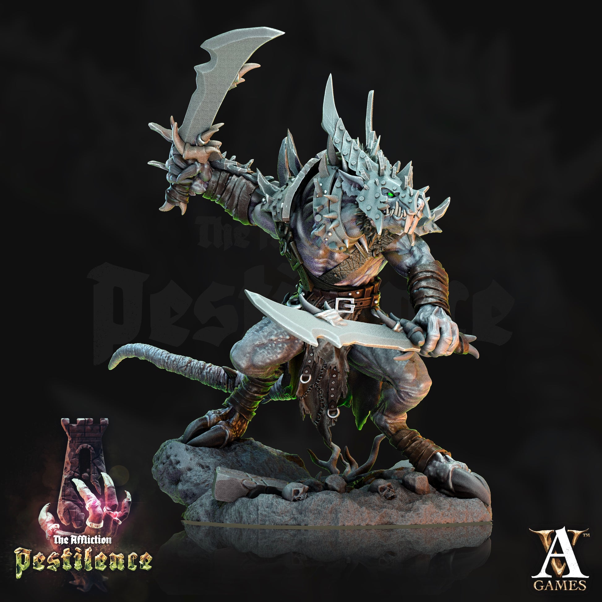 Blackfangs | Archvillain Games | The Affliction of Pestilence | RESIN | Horror | DnD | RPG | Tabletop | Miniatures | Pestilent Dream