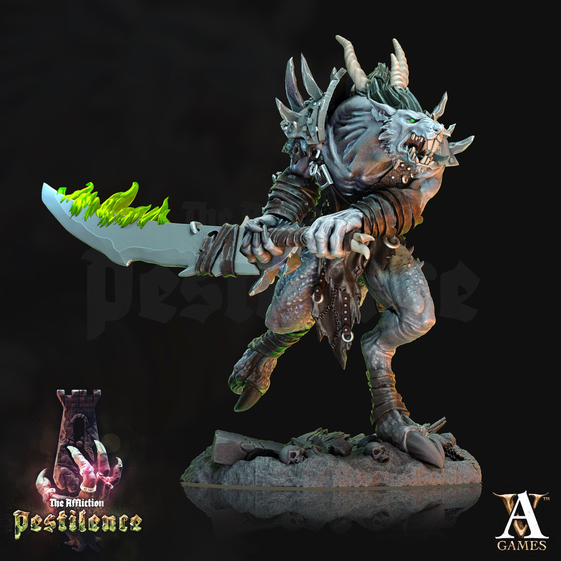 Blackfangs | Archvillain Games | The Affliction of Pestilence | RESIN | Horror | DnD | RPG | Tabletop | Miniatures | Pestilent Dream