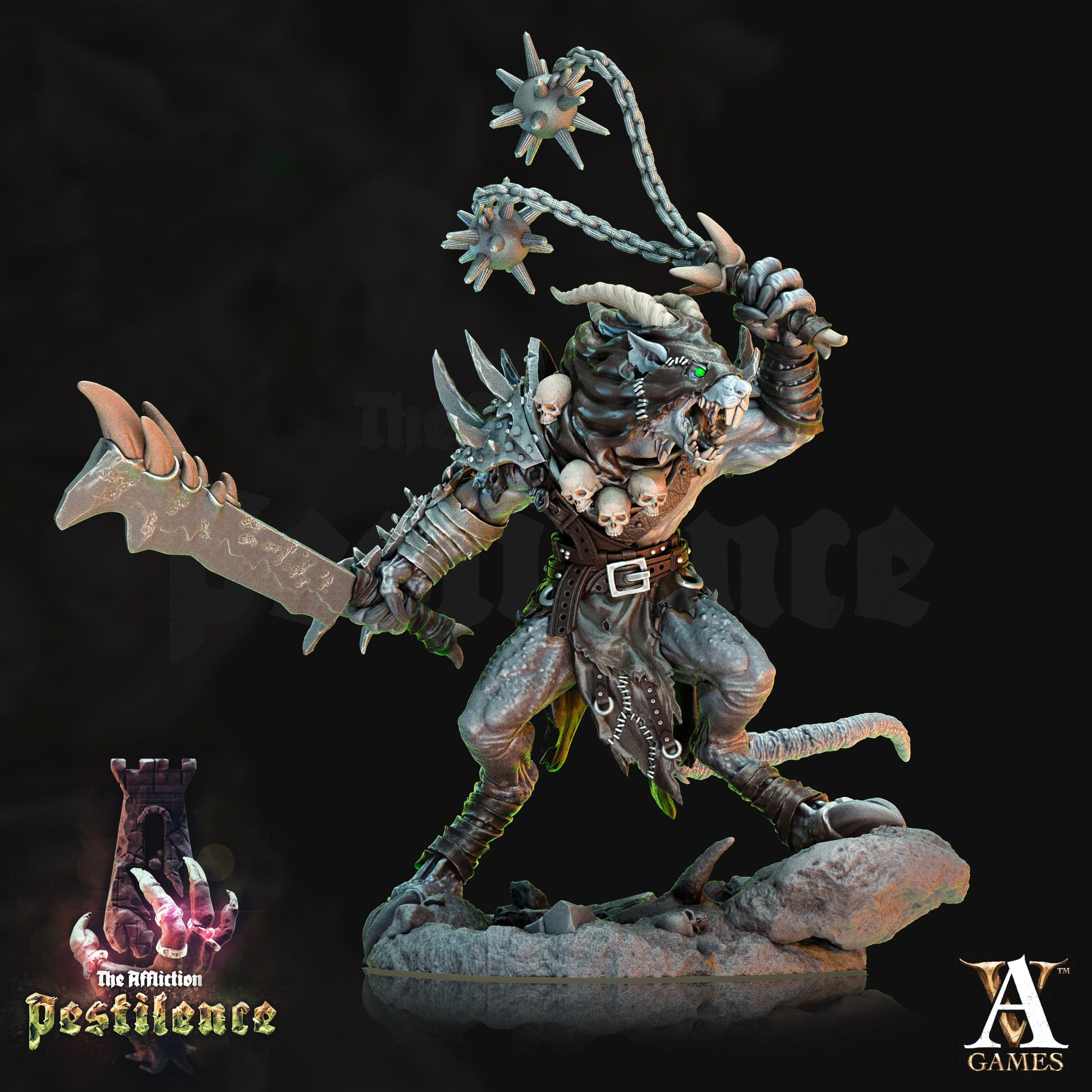 Blackfangs | Archvillain Games | The Affliction of Pestilence | RESIN | Horror | DnD | RPG | Tabletop | Miniatures | Pestilent Dream