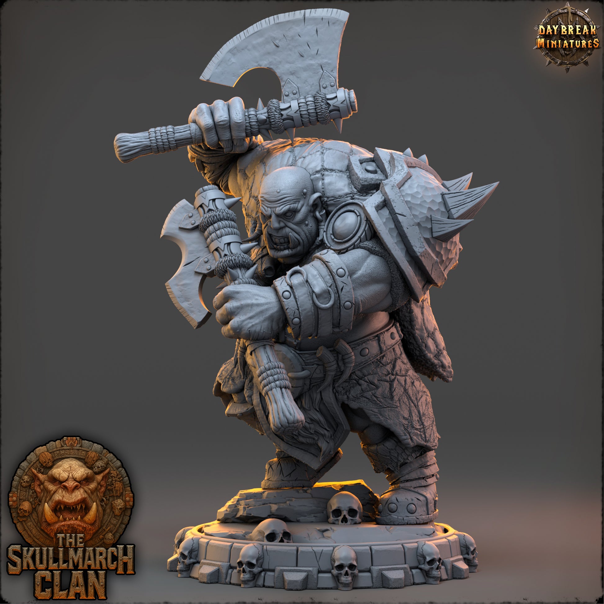The Skullmarch Clan Set | Daybreak Miniatures | The Skullmarch Clan | RESIN | Fantasy | Horror | Wargaming | RPG | DnD | Gaming Miniature | Ogre