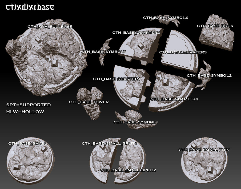 Cthulhu | Creatures of Cromsfall | RESIN | Fantasy | RPG | Tabletop | Gaming | Miniatures | Old Gods | Deep One | BBEG