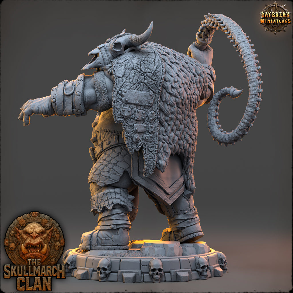 Dregmarw Thornlash | Daybreak Miniatures | The Skullmarch Clan | RESIN| Fantasy | Horror| Wargaming | RPG | DnD | Gaming Miniature | Ogre