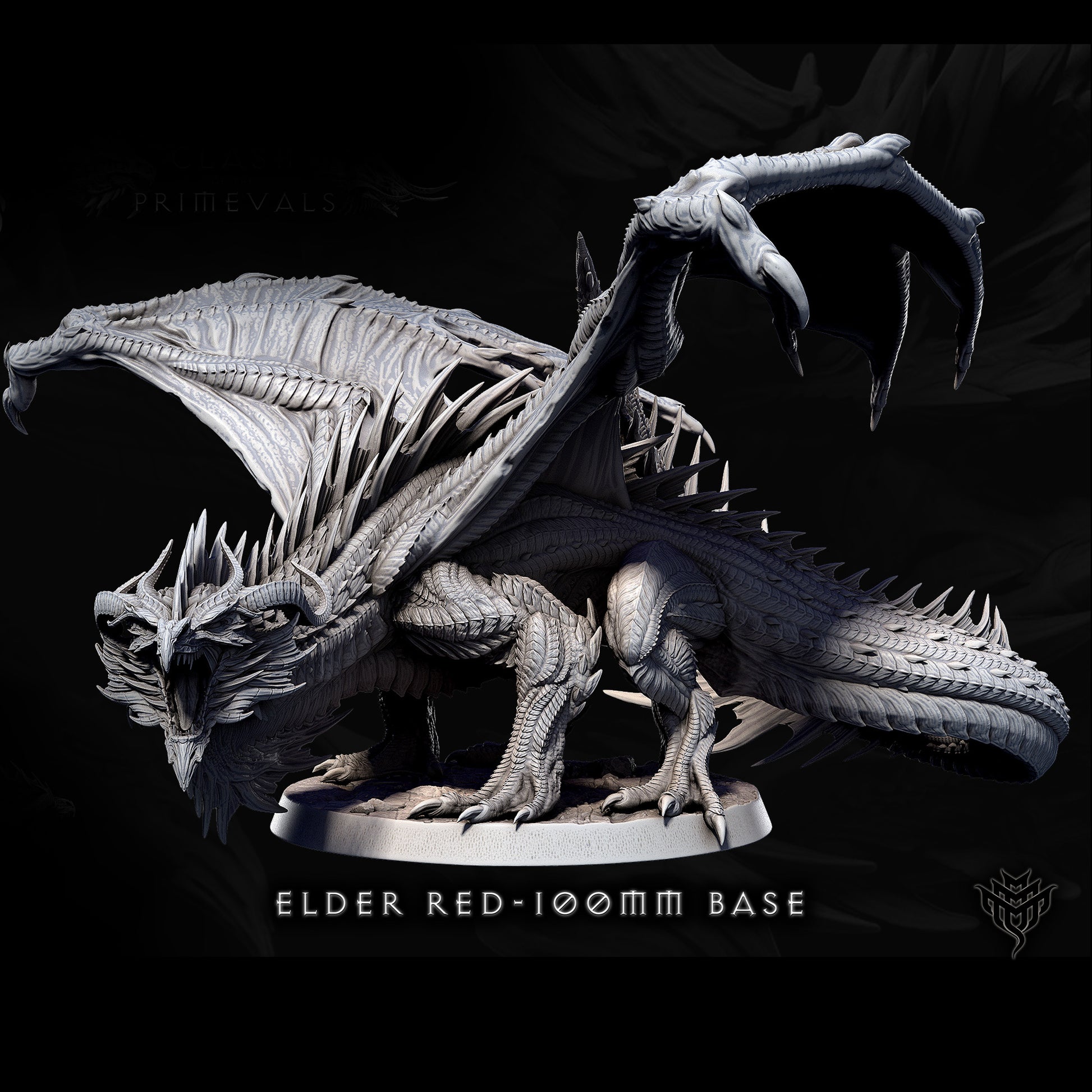 Elder Red Dragon | Mini Monster Mayhem | Elder Dragons | RESIN | Fantasy | Horror | Wargaming | RPG | Gaming | Elder Dragon