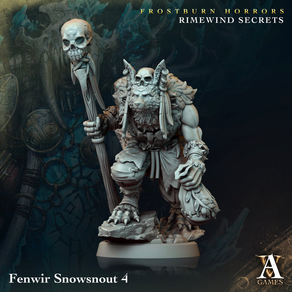 Fenwir Snowsnout | Archvillain Games | Frostburn Horrors - Rimewind Secrets | Fantasy | DnD | RPG | Tabletop | Gaming | Miniatures | Beast