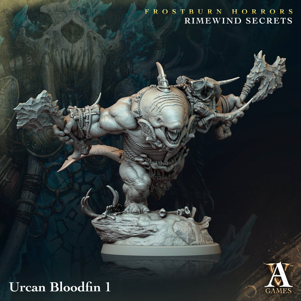 Urcan Bloodfin | Archvillain Games | Frostburn Horrors - Rimewind Secrets | Fantasy | DnD| RPG | Tabletop | Gaming | Miniature | Beast Model