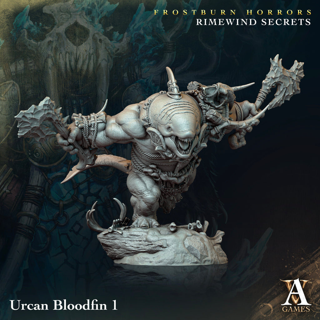 Urcan Bloodfin | Archvillain Games | Frostburn Horrors - Rimewind Secrets | Fantasy | DnD| RPG | Tabletop | Gaming | Miniature | Beast Model