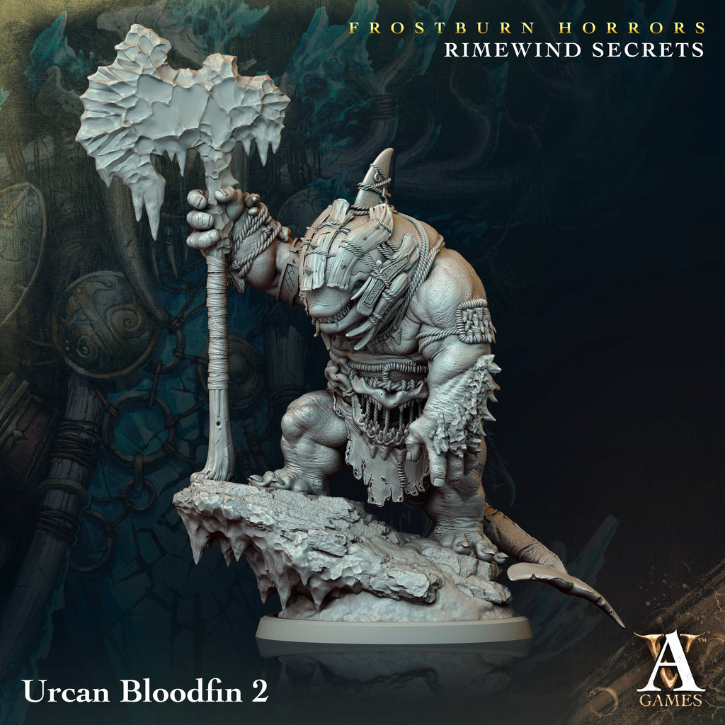 Urcan Bloodfin | Archvillain Games | Frostburn Horrors - Rimewind Secrets | Fantasy | DnD| RPG | Tabletop | Gaming | Miniature | Beast Model
