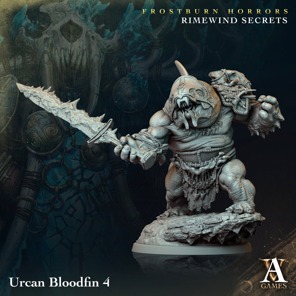 Urcan Bloodfin | Archvillain Games | Frostburn Horrors - Rimewind Secrets | Fantasy | DnD| RPG | Tabletop | Gaming | Miniature | Beast Model