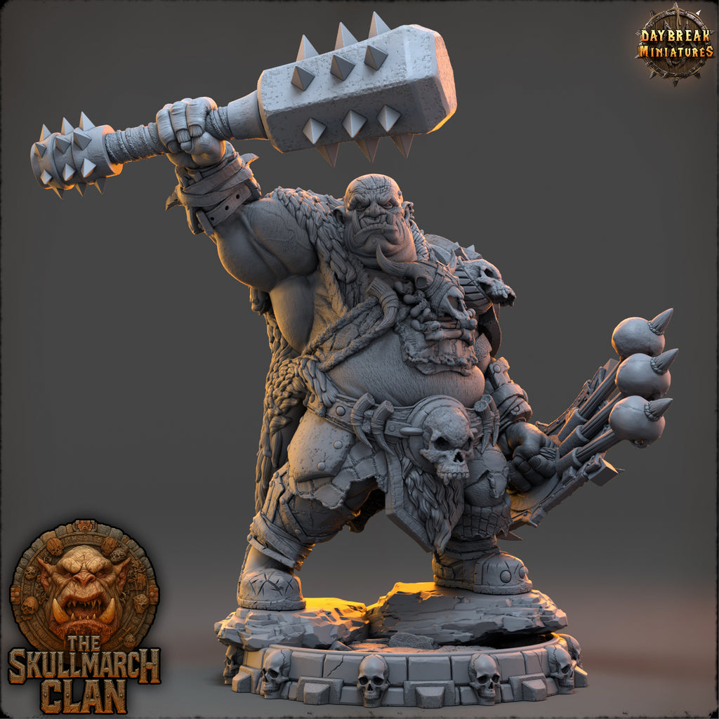 The Skullmarch Clan Set | Daybreak Miniatures | The Skullmarch Clan | RESIN | Fantasy | Horror | Wargaming | RPG | DnD | Gaming Miniature | Ogre