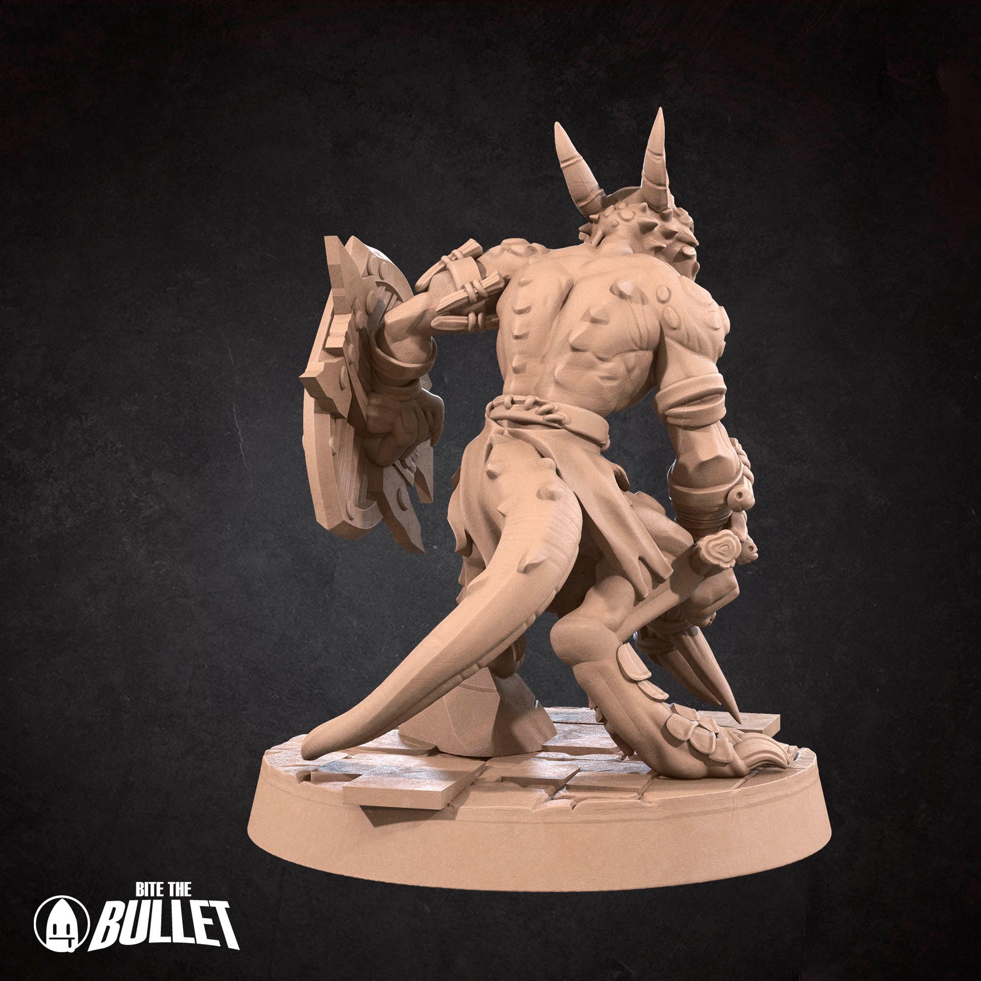 Kobold Barbarian | Bite the Bullet | Kobolds D&D | RESIN | Fantasy | DnD | RPG | Tabletop | Gaming Miniatures | Character Model