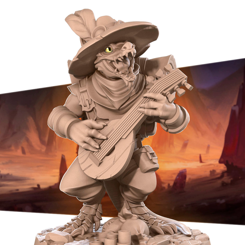 Kobold Bard | Bite the Bullet | Kobolds D&D | RESIN | Fantasy | DnD | RPG | Tabletop | Gaming Miniatures | Character Model