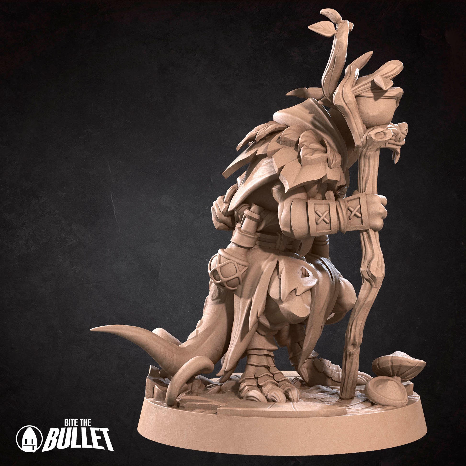 Kobold Druid | Bite the Bullet | Kobolds D&D | RESIN | Fantasy | DnD | RPG | Tabletop | Gaming Miniatures | Character Model