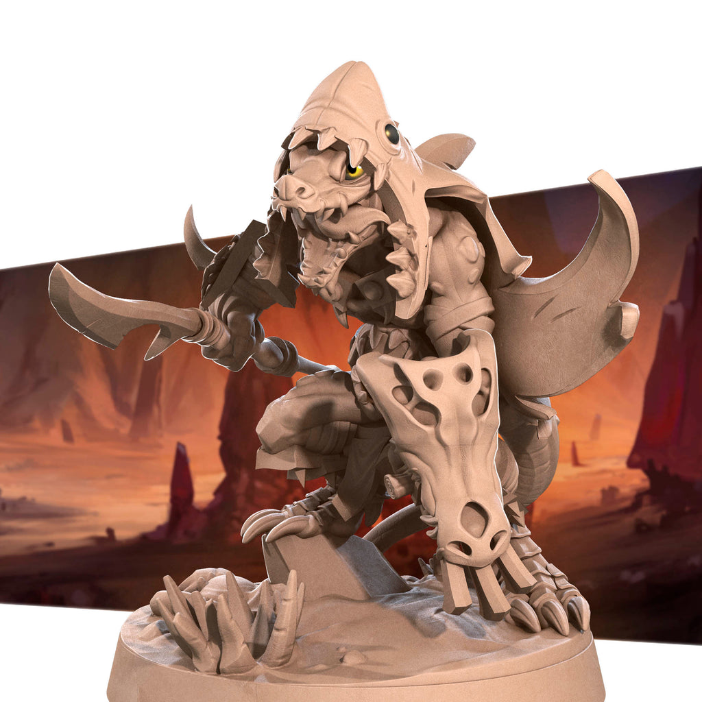 Kobold Fighter | Bite the Bullet | Kobolds D&D | RESIN | Fantasy | DnD | RPG | Tabletop | Gaming Miniatures | Character Model