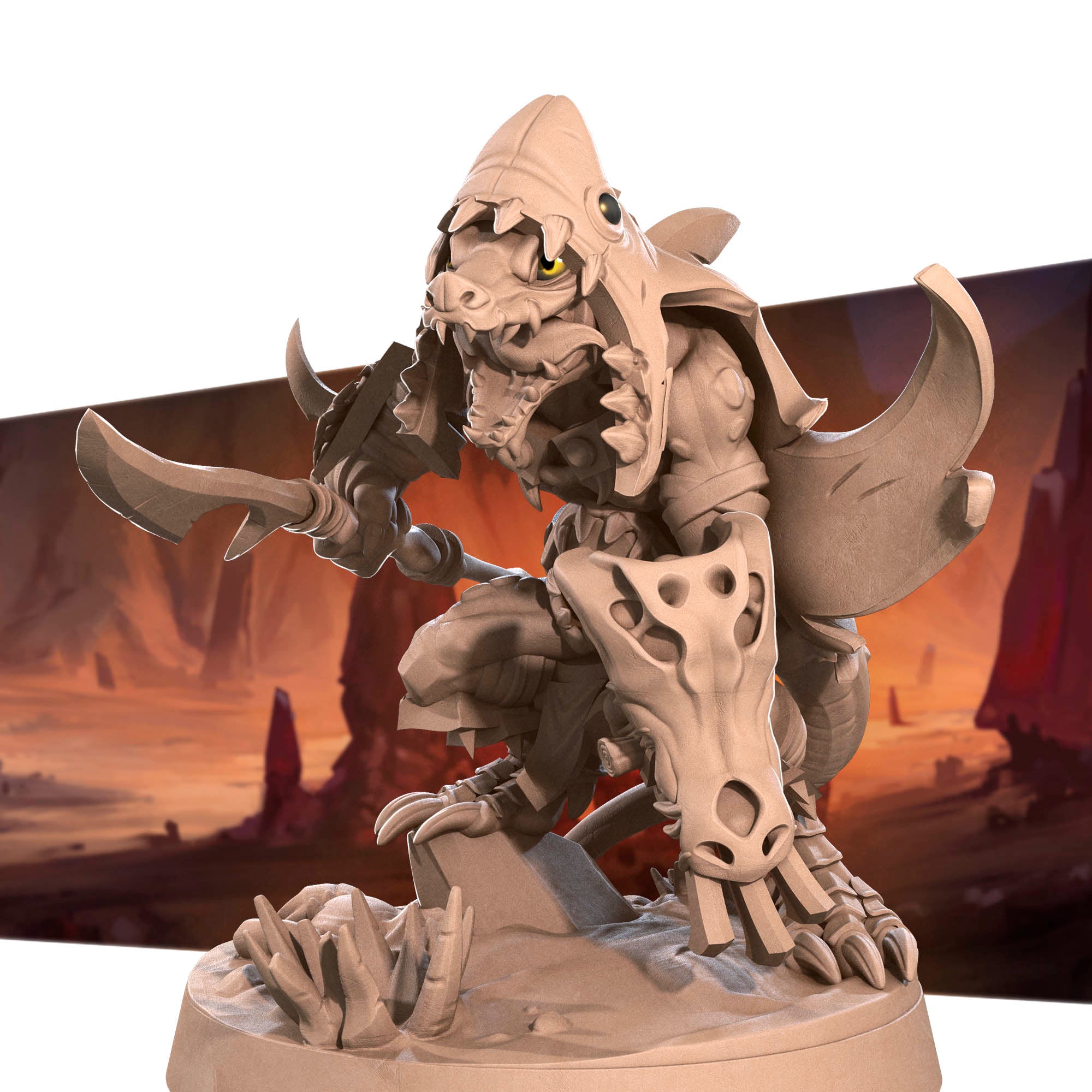 Kobold Fighter | Bite the Bullet | Kobolds D&D | RESIN | Fantasy | DnD | RPG | Tabletop | Gaming Miniatures | Character Model