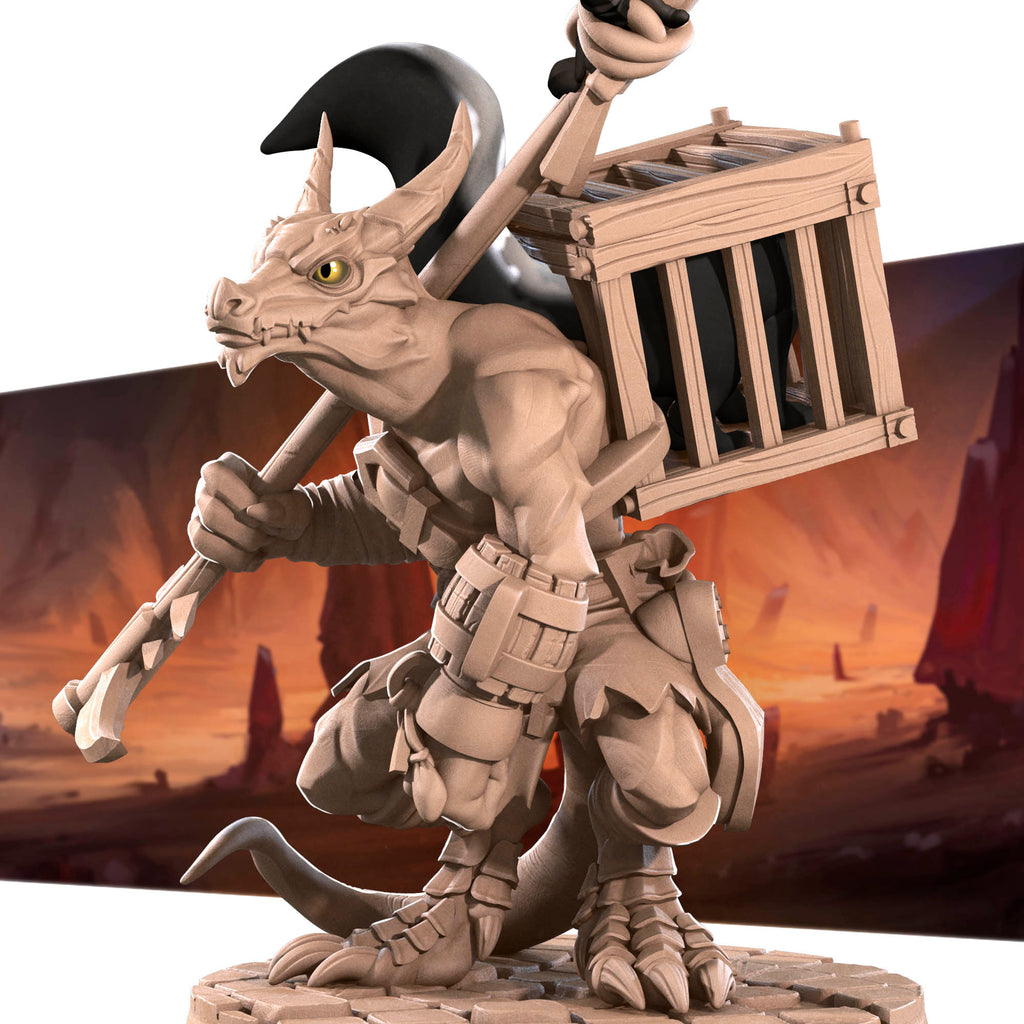 Kobold Inventor | Bite the Bullet | Kobolds D&D | RESIN | Fantasy | DnD | RPG | Tabletop | Gaming Miniatures | Character Model