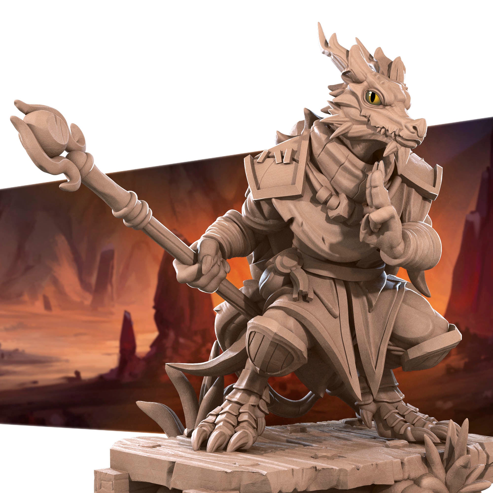 Kobold Monk | Bite the Bullet | Kobolds D&D | RESIN | Fantasy | DnD | RPG | Tabletop | Gaming Miniatures | Character Model