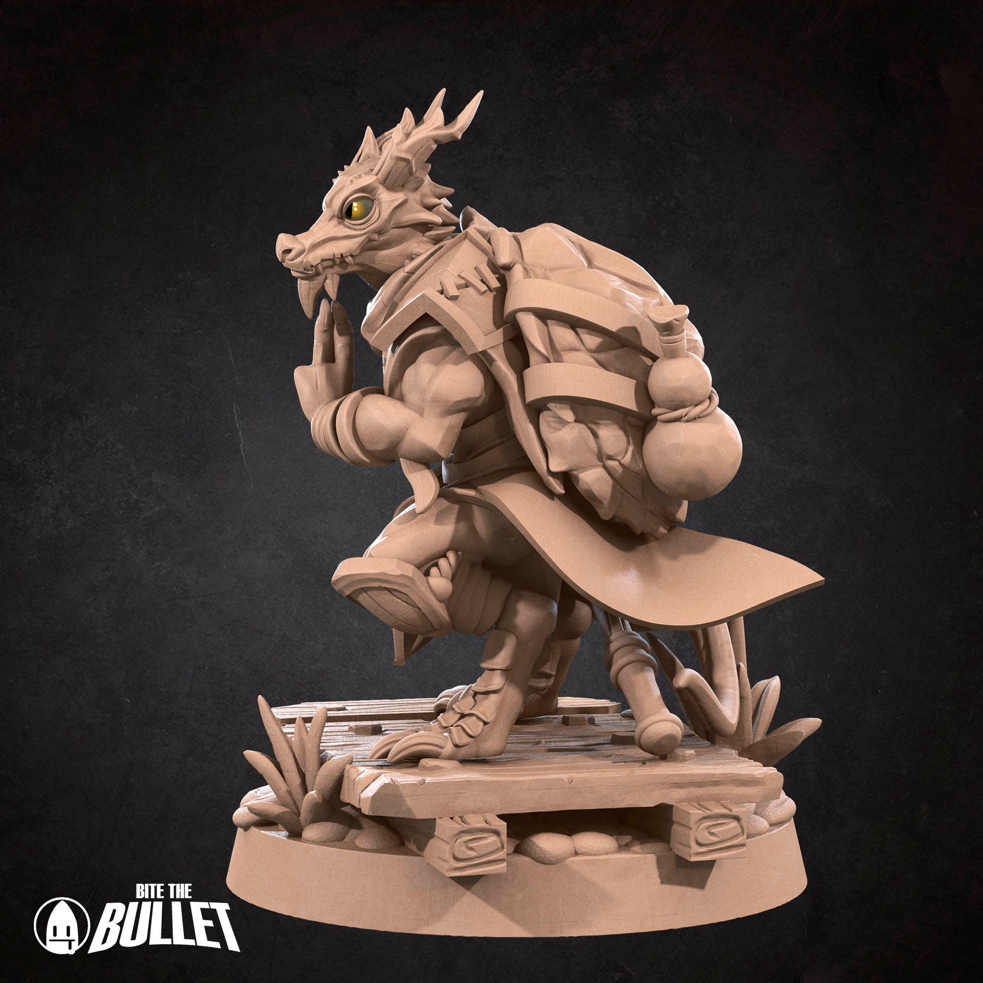 Kobold Monk | Bite the Bullet | Kobolds D&D | RESIN | Fantasy | DnD | RPG | Tabletop | Gaming Miniatures | Character Model