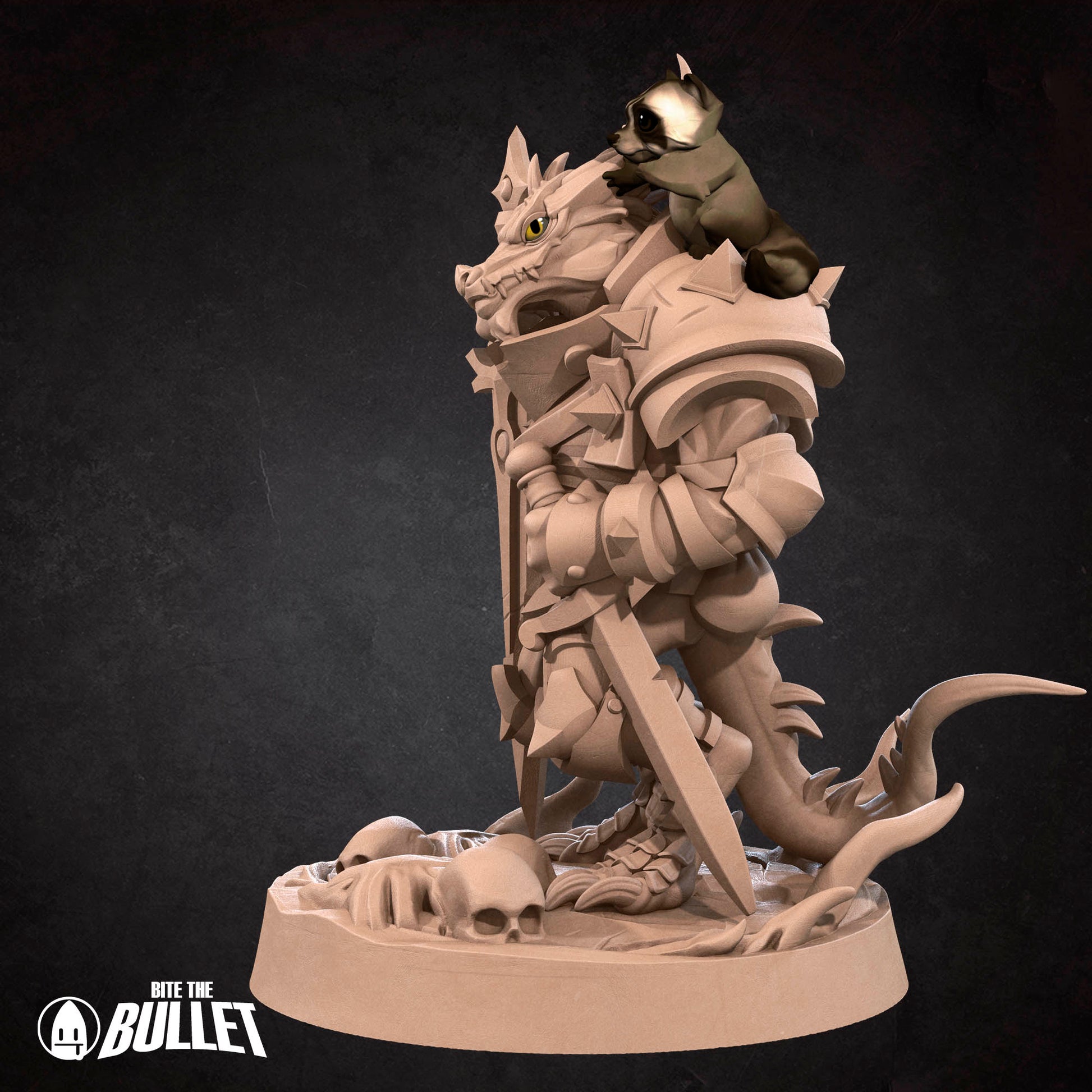 Kobold Paladin | Bite the Bullet | Kobolds D&D | RESIN | Fantasy | DnD | RPG | Tabletop | Gaming Miniatures | Character Model