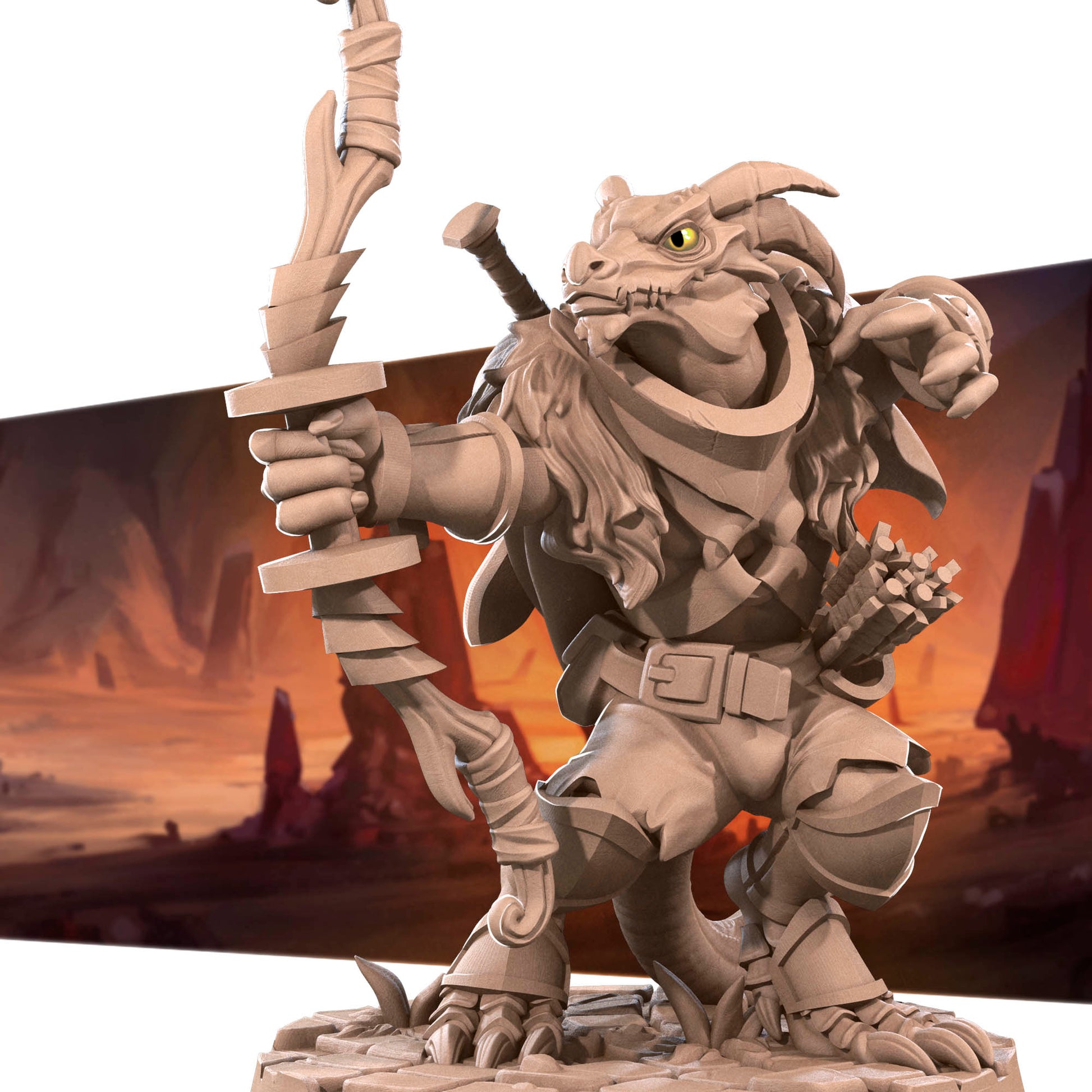 Kobold Ranger | Bite the Bullet | Kobolds D&D | RESIN | Fantasy | DnD | RPG | Tabletop | Gaming Miniatures | Character Model