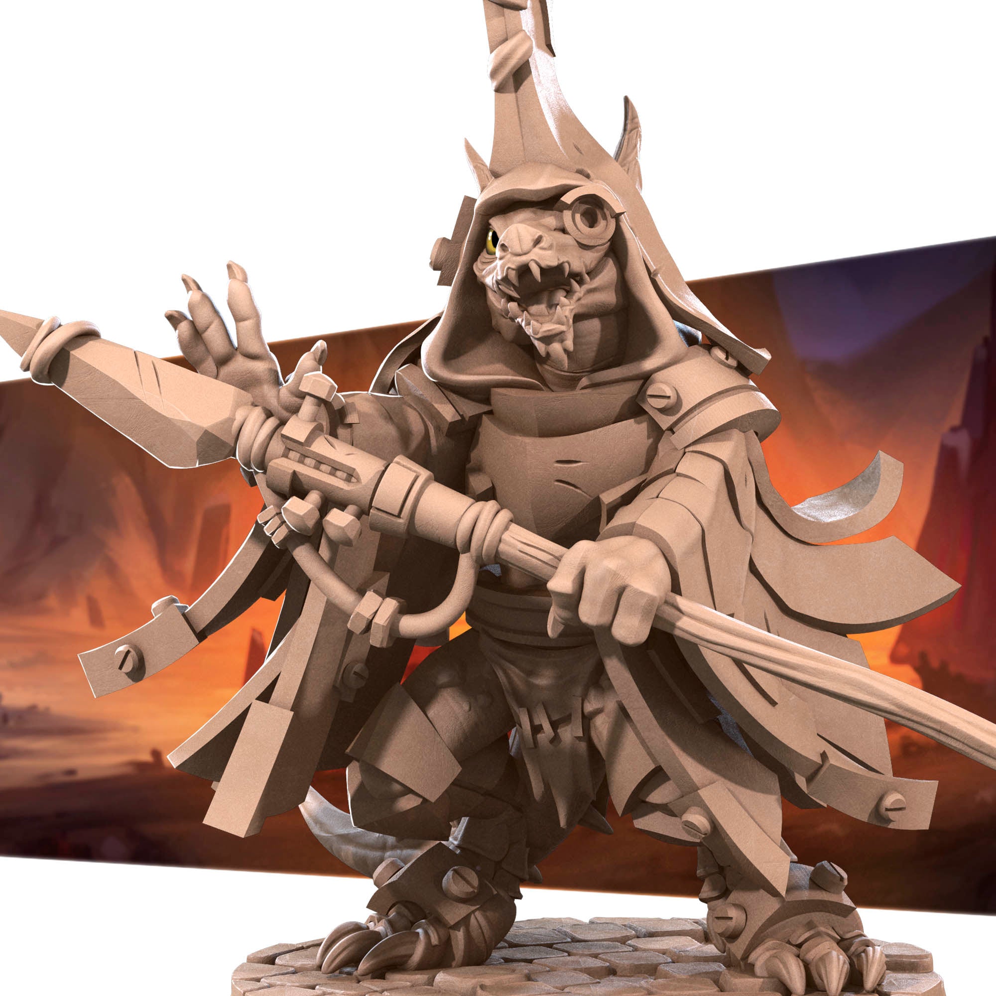 Kobold Wizard | Bite the Bullet | Kobolds D&D | RESIN | Fantasy | DnD | RPG | Tabletop | Gaming Miniatures | Character Model