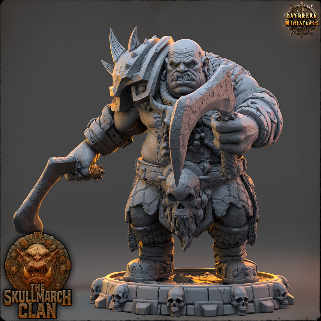 The Skullmarch Clan Set | Daybreak Miniatures | The Skullmarch Clan | RESIN | Fantasy | Horror | Wargaming | RPG | DnD | Gaming Miniature | Ogre
