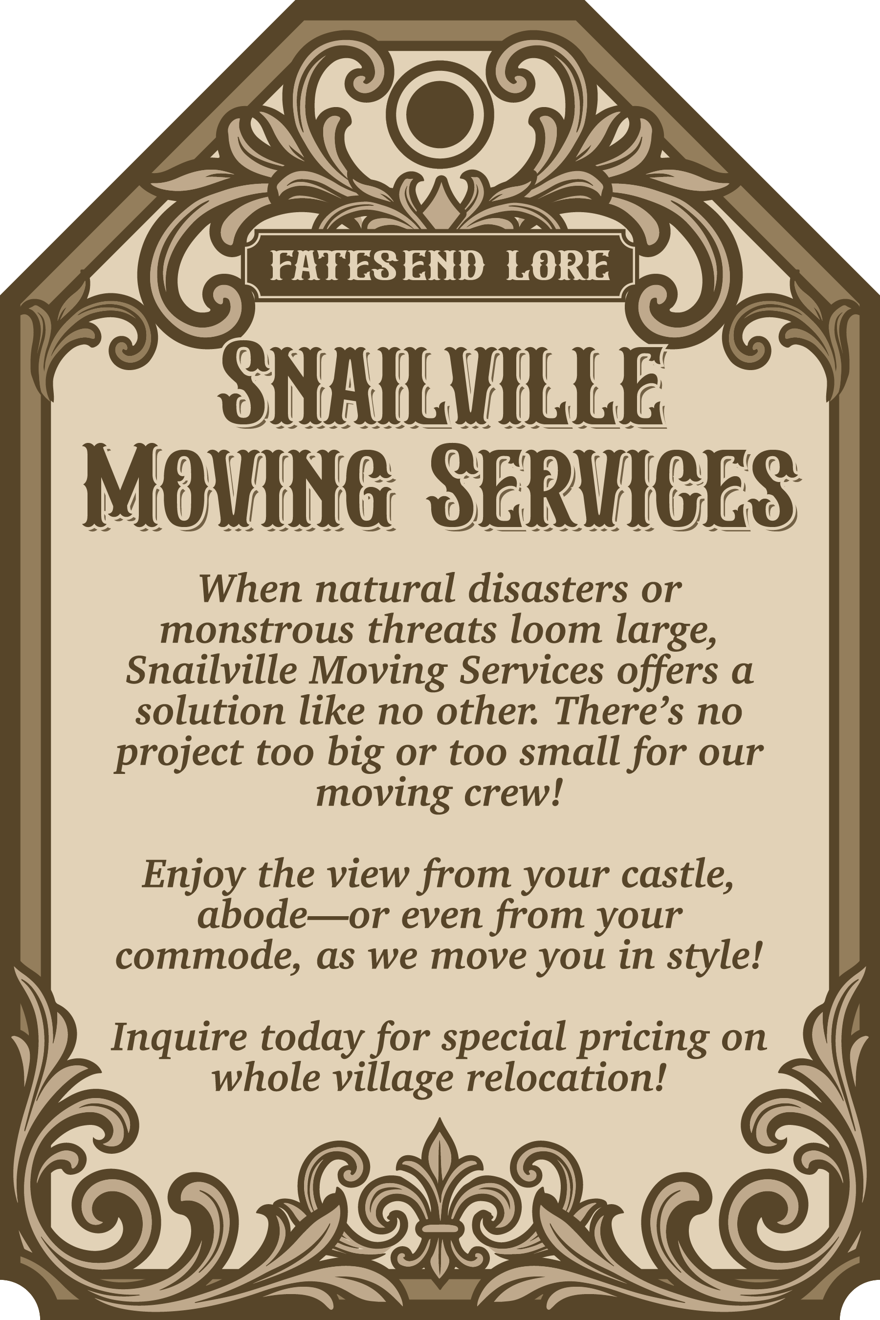 Snailville Dice Tower | Fates End | Fantasy | DnD | RPG | Tabletop | Roleplay Gaming Miniatures | Snail City Dice Roller