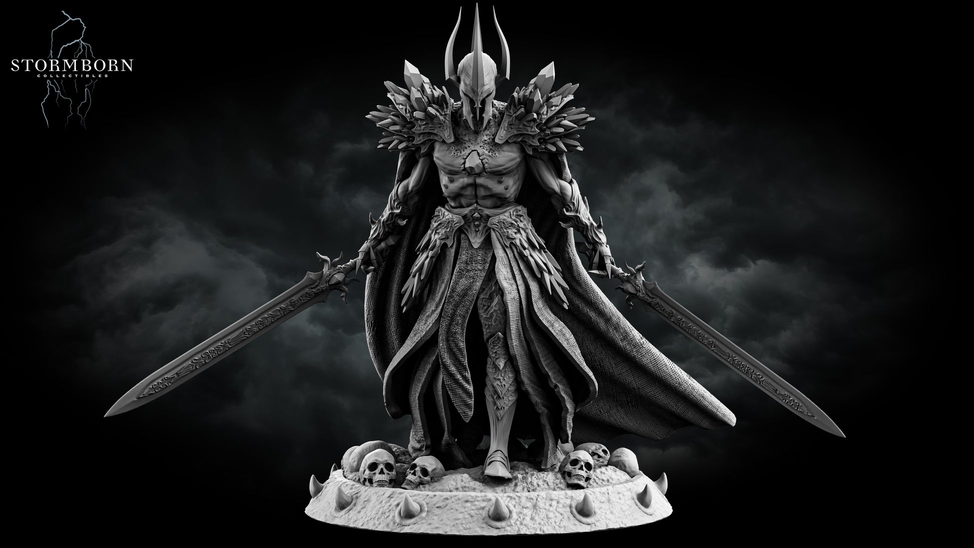 Malakar, Lord of the Death Realm | Stormborn Collectibles | RESIN | Fantasy | Beast Model | RPG | Gaming Miniatures | BBEG | Boss Fight