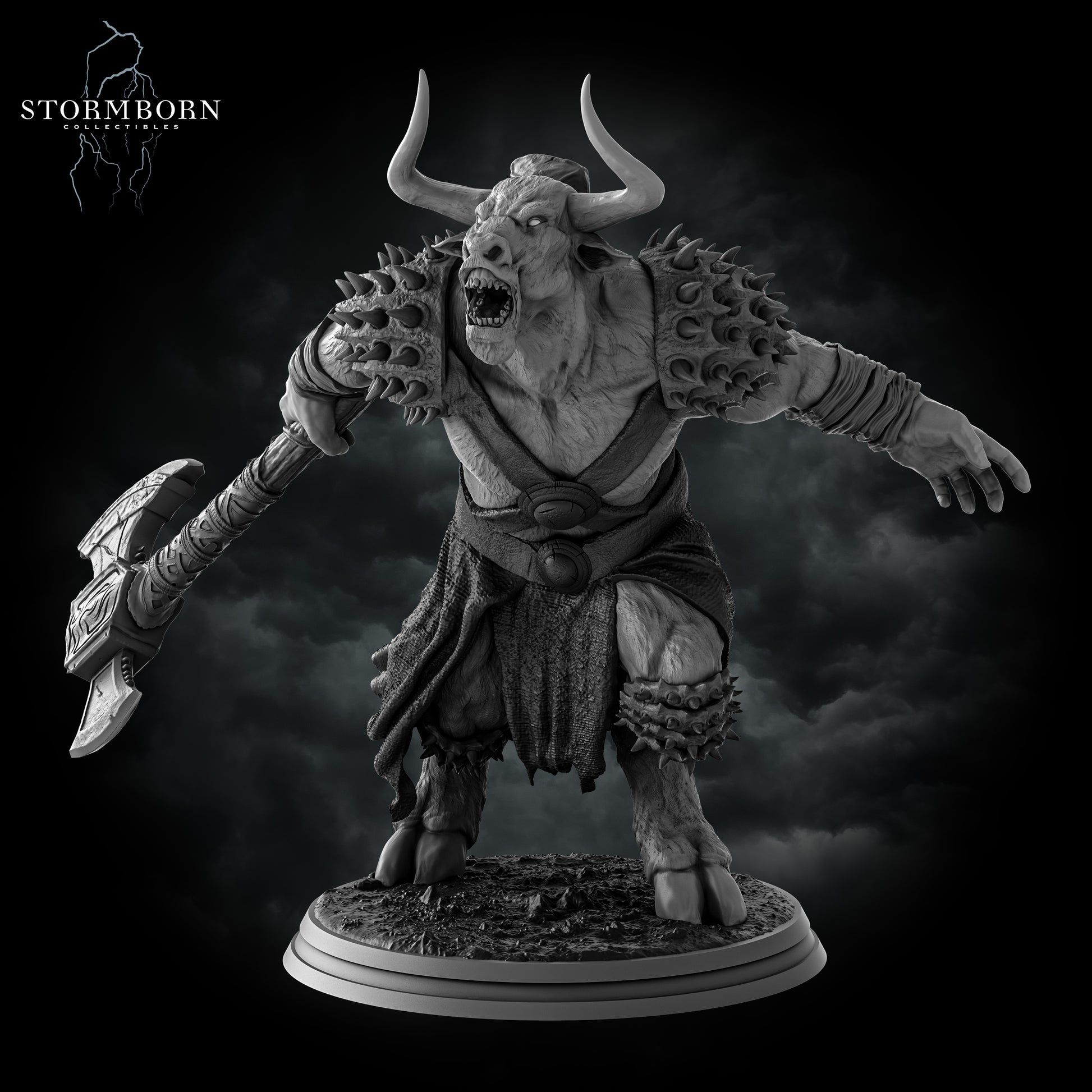 Minotaur | Stormborn Collectibles | RESIN | Fantasy | Beast Model | RPG | Gaming Miniatures | BBEG | Boss Fight