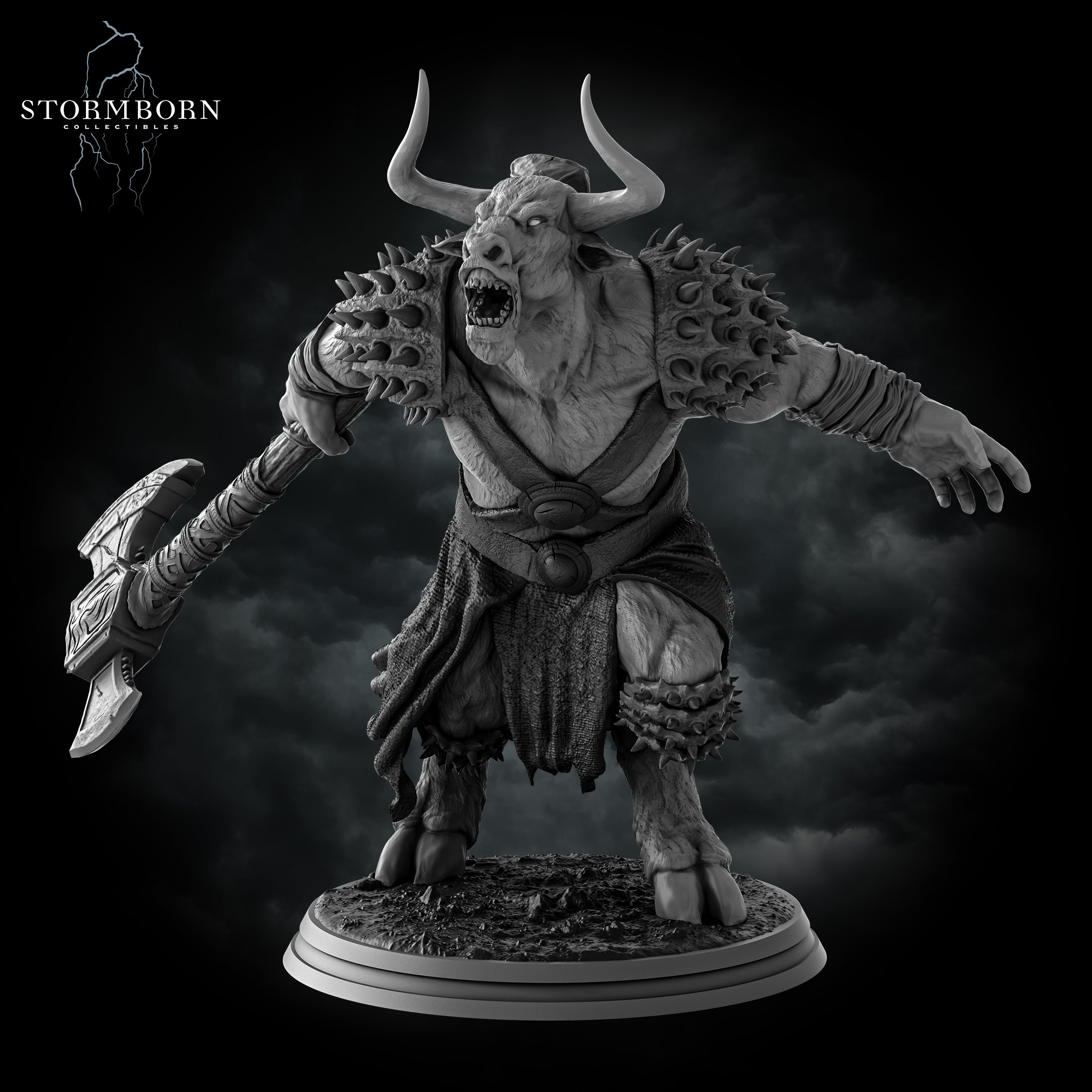 Minotaur | Stormborn Collectibles | RESIN | Fantasy | Beast Model | RPG | Gaming Miniatures | BBEG | Boss Fight