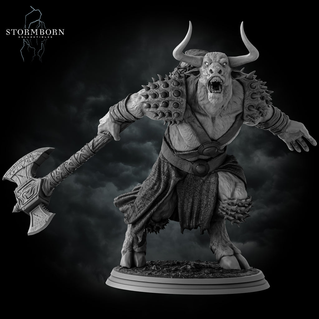 Minotaur | Stormborn Collectibles | RESIN | Fantasy | Beast Model | RPG | Gaming Miniatures | BBEG | Boss Fight