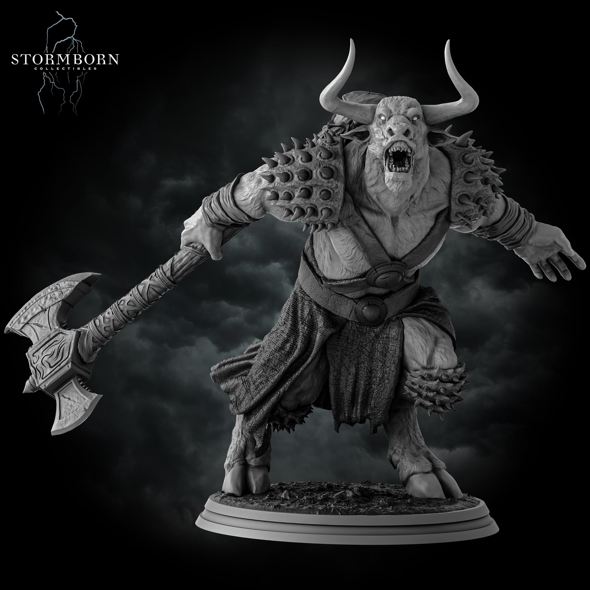 Minotaur | Stormborn Collectibles | RESIN | Fantasy | Beast Model | RPG | Gaming Miniatures | BBEG | Boss Fight