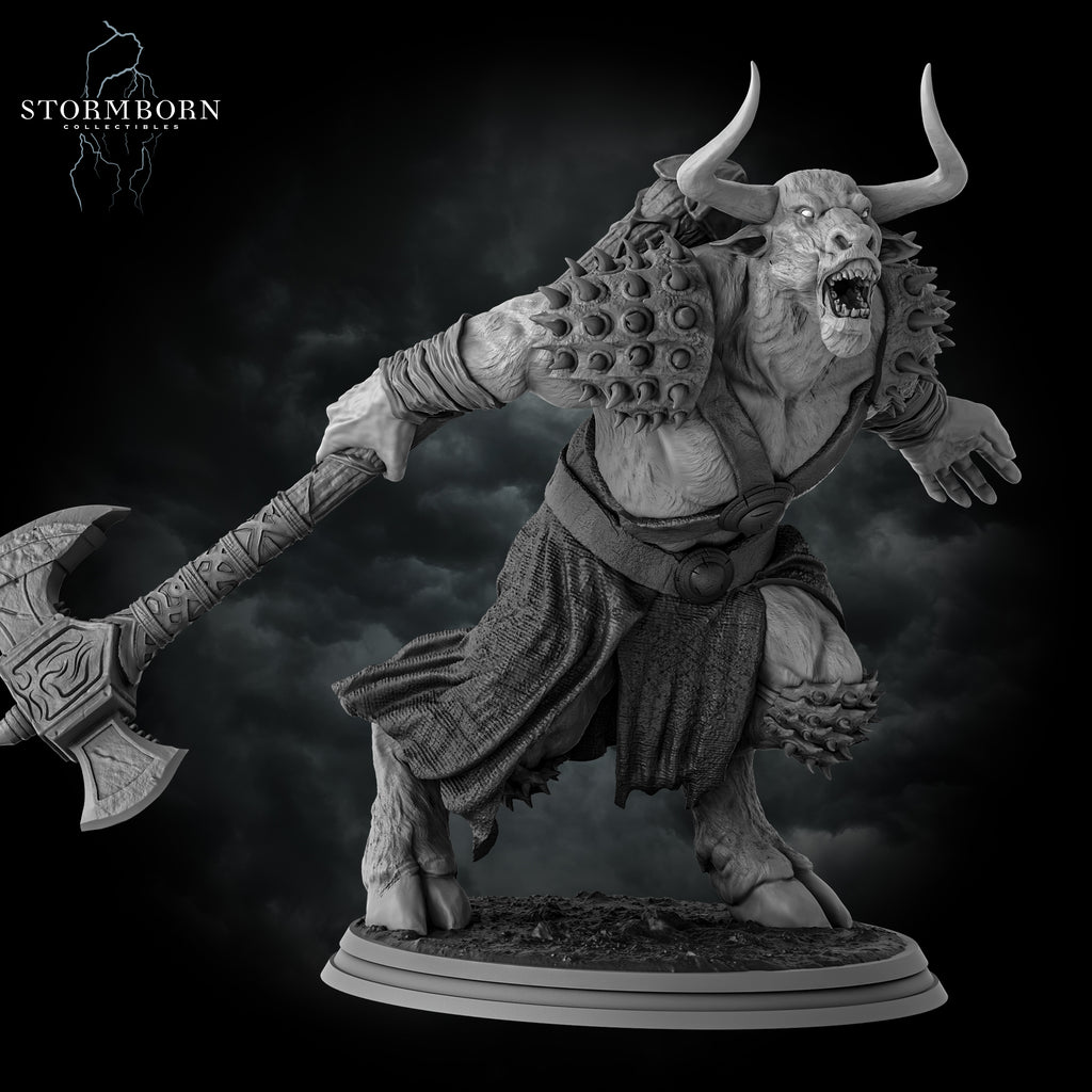 Minotaur | Stormborn Collectibles | RESIN | Fantasy | Beast Model | RPG | Gaming Miniatures | BBEG | Boss Fight