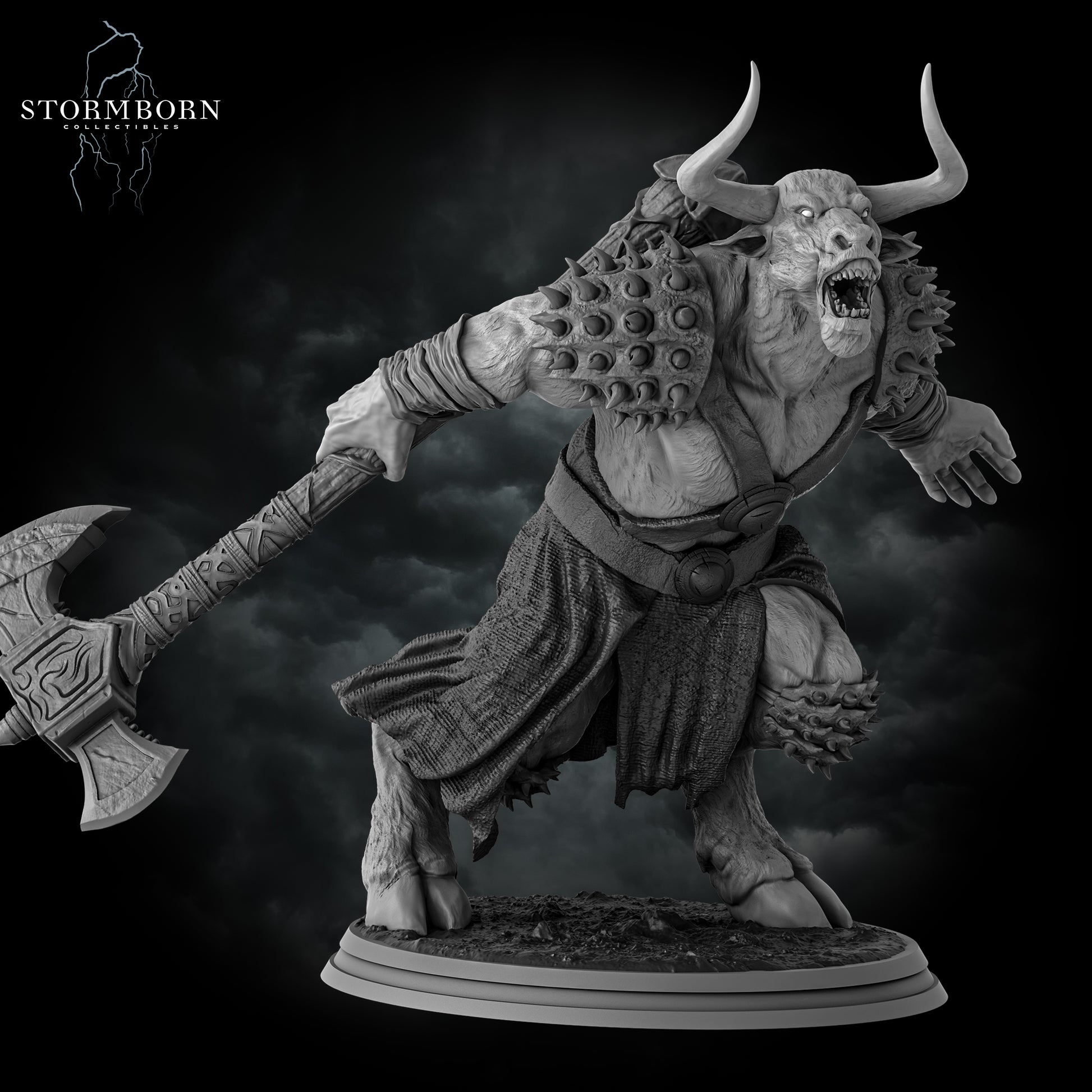 Minotaur | Stormborn Collectibles | RESIN | Fantasy | Beast Model | RPG | Gaming Miniatures | BBEG | Boss Fight