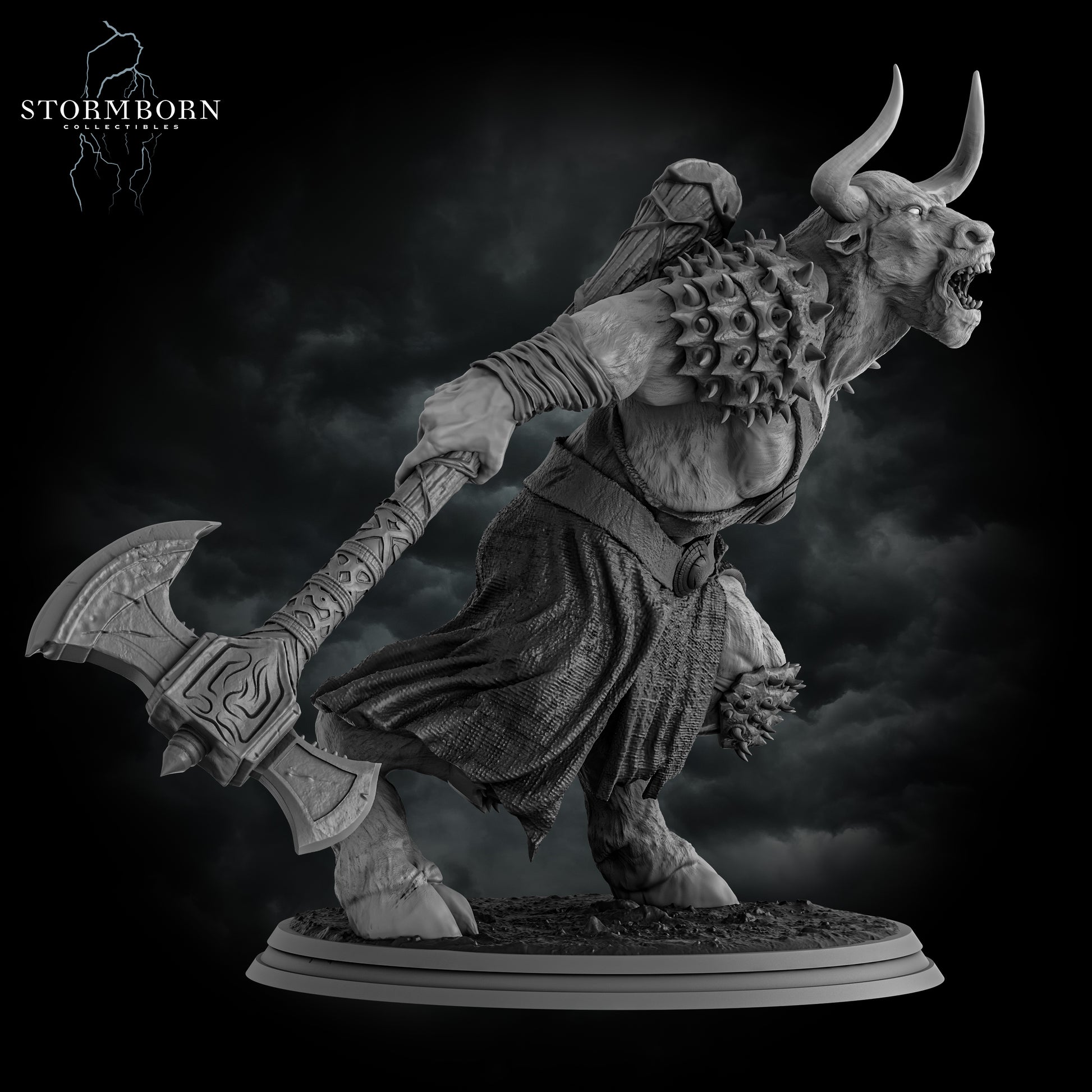 Minotaur | Stormborn Collectibles | RESIN | Fantasy | Beast Model | RPG | Gaming Miniatures | BBEG | Boss Fight