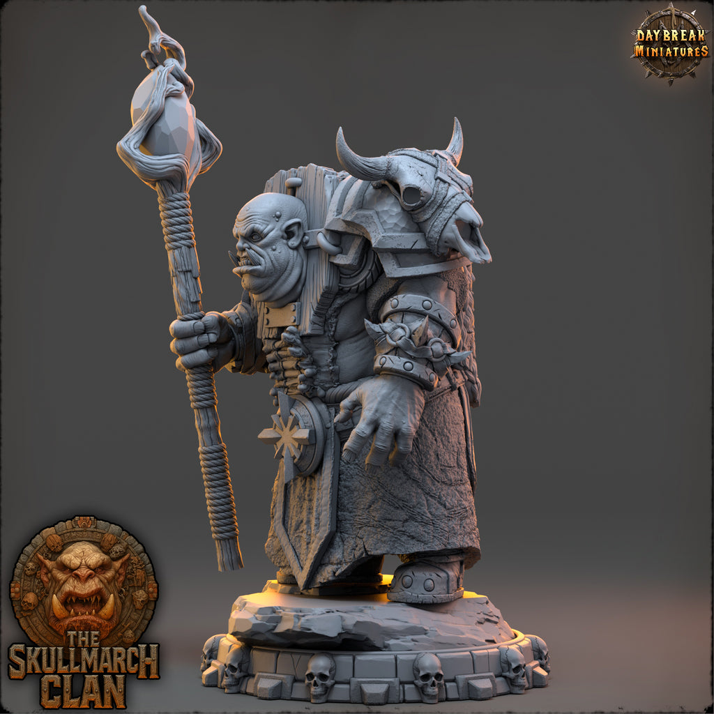 Molgar Ashvoice | Daybreak Miniatures | The Skullmarch Clan | RESIN| Fantasy | Horror| Wargaming | RPG | DnD | Gaming Miniature | Ogre