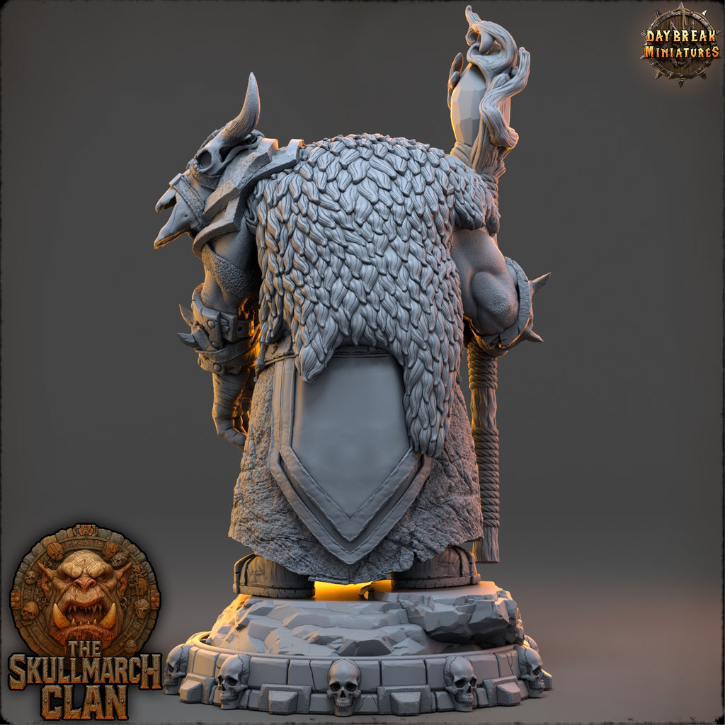 Molgar Ashvoice | Daybreak Miniatures | The Skullmarch Clan | RESIN| Fantasy | Horror| Wargaming | RPG | DnD | Gaming Miniature | Ogre