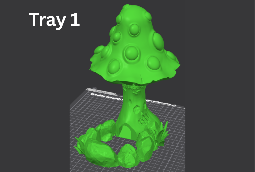 Mysterious Mushroom Dice Tower | Fates End |  Fantasy | DnD | RPG | Tabletop | Roleplay Gaming Miniatures | Dice Roller