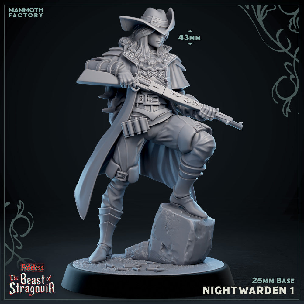 Stragovian Night Wardens | Mammoth Factory | Beast of Stragovia | RESIN | Fantasy | DnD | RPG | Tabletop | Miniature | Character Model