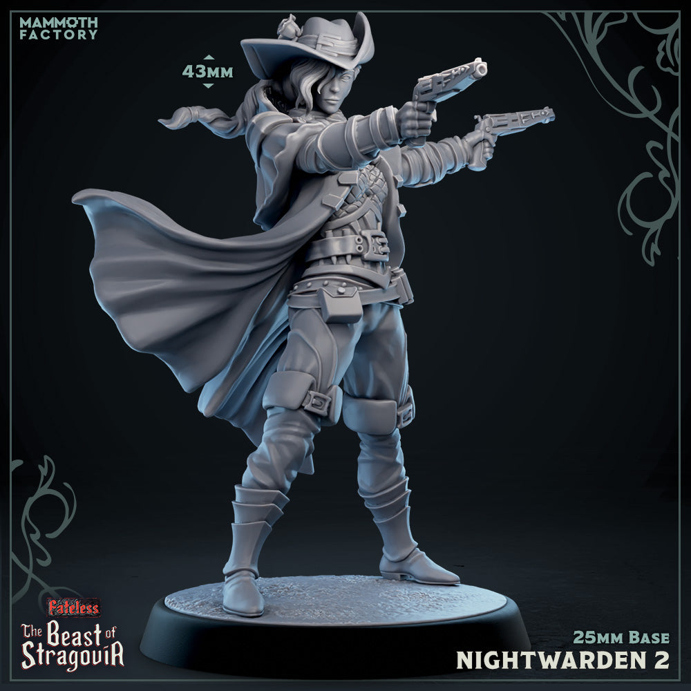 Stragovian Night Wardens | Mammoth Factory | Beast of Stragovia | RESIN | Fantasy | DnD | RPG | Tabletop | Miniature | Character Model